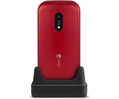 Doro 6040 7,11 cm (2.8") Rojo, Blanco Teléfono con cámara