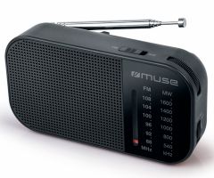 Muse M-025 R radio Portátil Analógica Negro