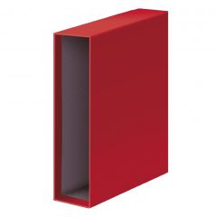 Dohe archicolor funda para archivador de palanca - formato folio - carton forrado - color rojo