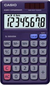 Casio SL-300VER calculadora Bolsillo Azul