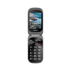 OUTLET Teléfono Móvil Maxcom MM 826, Feature Phone Concha 3G - 2,8" Negro, 900 mAh