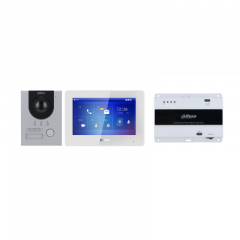 Dahua Technology DHI-KTD01L(S) sistema de intercomunicación de video 2 MP 17,8 cm (7") Aluminio, Blanco