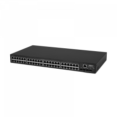 Dahua technology access dh-as4300-48gt4gf switch gestionado l2/l2+ gigabit ethernet (10/100/1000) negro