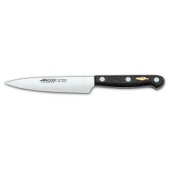 Cuchillo  de cocinero Arcos Palisandro - Prof  263100 de acero inoxidable Nitrum y mango de madera de Palisandro con hoja de 12 cm, y Funda Hoja