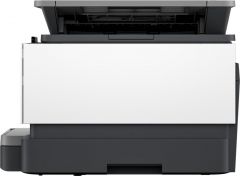 HP OfficeJet Pro Impresora multifunción HP 9120e, Color, Impresora para Pequeñas y medianas empresas, Imprima, copie, escanee y envíe por fax, HP+; Compatible con el servicio HP Instant Ink; Impresión desde móvil o tablet; Pantalla táctil; Escaneado avanz