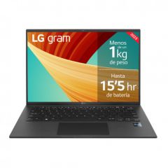 LG Gram 14Z90R-G.AP75B ordenador portatil Portátil 35,6 cm (14") WUXGA Intel® Core™ i7 i7-1360P 32 GB LPDDR5-SDRAM 512 GB SSD Wi-Fi 6 (802.11ax) Windows 11 Home Negro