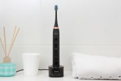 Eldom denta cepillo de dientes sónico, 9 modos de funcionamiento, recargable, negro