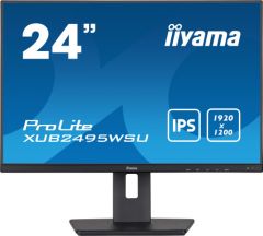 Iiyama prolite xub2495wsu-b5 pantalla para pc 61,2 cm (24.1") 1920 x 1200 pixeles wuxga lcd negro