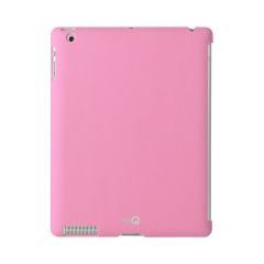 OUTLET Funda protectora con Hibernación a dos piezas iPad2 QooPro, color rosa,  28022F