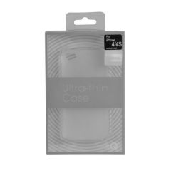 Funda para iPhone 4 de color blanco, QooPro, referencia 28024B, diseño ultra delgado, protege de golpes y arañazos