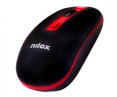 Nilox MOUSE WIRELESS BLACK/RED 1600 DPI
