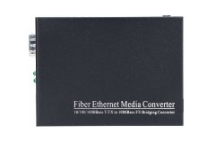 Extralink SEDIR FIBER ETHERNET MEDIA CONVERTER 1X SFP 1GB 1X RJ45 1GB - MC220 - Converter - Glasfaser (LWL) convertidor de medio Interno 1000 Mbit/s 1 nm Negro