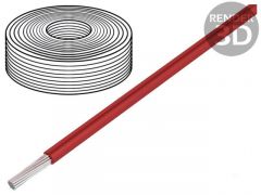 Cable Silicona 2,5mm 500v Rojo