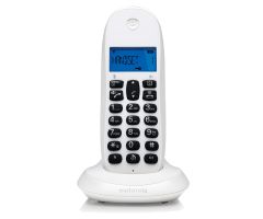 Motorola c1001cb+ blanco / teléfono inalámbrico