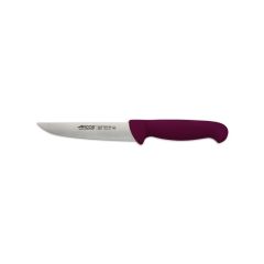 Cuchillo de cocina Arcos 2900 - Prof  290431 de acero inoxidable Nitrum y mango ergonómico de Polipropileno de color Fuscia y hoja de 13 cm, funda display