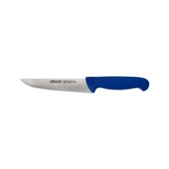Cuchillo de cocina Arcos 2900 - Prof  290523 de acero inoxidable Nitrum y mango ergonómico de Polipropileno de color azul y hoja de 13 cm, funda display