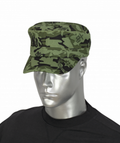 Gorra de color Camo verde militar Barbaric talla única, con velcro regulable 
