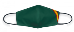 Mascarilla homologada reutilizable color verde Bandera España, accesorio Facial Albainox, 65% poliéster, 35% algodón, hasta 70 lavados, 30682
