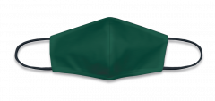 Mascarilla reutilizable homologada color verde liso Accesorio Facial Albainox, 65% poliéster, 35% algodón, hasta 70 lavados, 30683