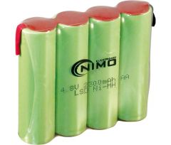 Bateria NI-MH 4,8Vdc 2300mAh AAx4 Con Terminales
