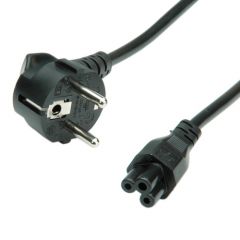 ASSMANN Electronic AK-440114-018-S - Cable (Male Connector/Female Connector, C7 acoplador, CEE7/16, 250 V, 2ю5, Negro)