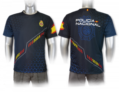 Camiseta Sublimación Barbaric Policia Na