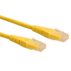 Roline Cable de conexión UTP Cat.6 (Clase E), amarillo, 3 m