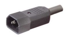 Conector IEC 320 macho de Electro Dh 31.227/IT 8430552028085
