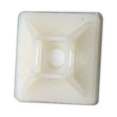 Soporte adhesivo para bridas de 4 mm de color Blanco Electro Dh 31.666 8430552092598