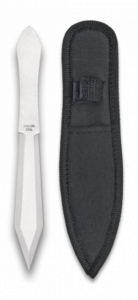 Cuchillo Martinez Albainox Lanzador de un Filo con Hoja de Acero Inox de 13 cm Incluye Funda de Nylon 31025