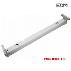 Regleta fluorescente para tubo de led 2x9w (eq. 18w) 220v 61cm edm