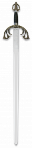 Espada Tizona Del Cid Campeador Para Coleccionistas de 101 cm de longitud y hoja de acero inoxidable 31484