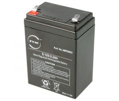 Bateria Plomo 12Vdc 2,2Amp AGM  70x47x99mm