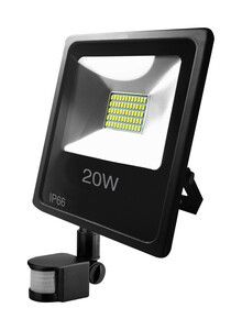 Foco LED 20W 6500K IP66 Con Sensor De Movimiento IP66