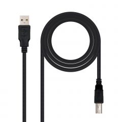 Cable USB A 2.0 A USB B  4,5m