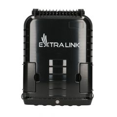 Extralink JENNIFER 16 CORE FIBER OPTIC TERMINAL BOX BLACK WITH CONNECTOR