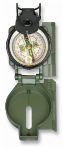 Brújula Militar de aceite Dingo de Pvc de Color Verde Incluye Tapa, en blister 33172