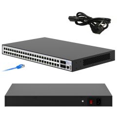 Extralink EX.30677 switch Gestionado L2/L3 Gigabit Ethernet (10/100/1000) 1U Negro, Grafito, Gris