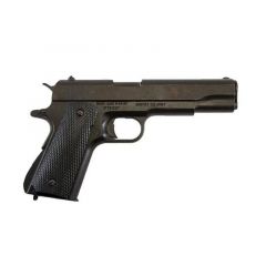 Réplica de Pistola Automática M1911 A1 calibre 45 de la II Guerra Mundial en metal negro de 24 cm