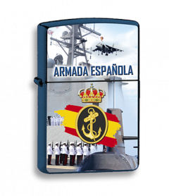 Mechero Azul Armada Española