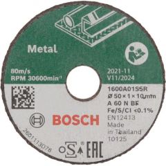 Bosch 1 600 A01 S5Y accesorio para amoladora angular Corte del disco