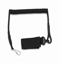 Alargador de seguridad anti-hurto Albainox, tamaño de 11 x 2,5 cm, color negro, presentación blister