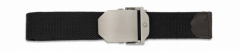 Cinturon Negro de Hebilla Metalica personalizable de nylon rígido Martinez Albainox
