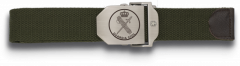 Cinturon Verde Hebilla Metalica Guardia  Civil Martinez Albainox de nylon rígido 