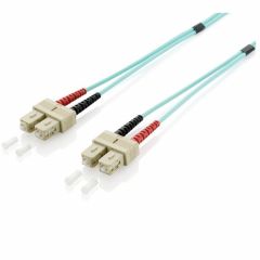 Equip 255326 cable de fibra optica 10 m SC OM3 Turquesa