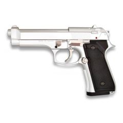 Pistola de Muelle Airsoft HFC, de 620 gr, con Cuerpo PVC, Calibre 6 mm Blanca, energía 0,34 Julios 35163