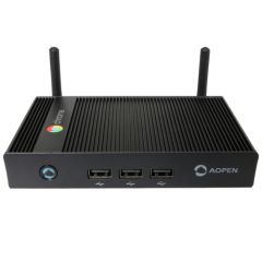 Aopen chromebox mini reproductor multimedia y grabador de sonido 16 gb wifi negro