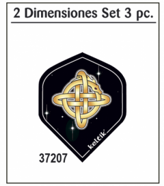 Voladores Gold Set de 3 Piezas Keltin dos dimensiones 37207