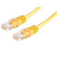 Value UTP Patch Cord Cat.6, Yellow 1.0m Amarillo, Amarillo - Cable de Red (Yellow 1.0m, Amarillo)