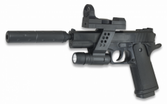 Pistola de Airsoft Galaxy G.053a de 6mm, con sistema de muelle, energía 0,40 Julios, con munición de bolas de PVC 38279